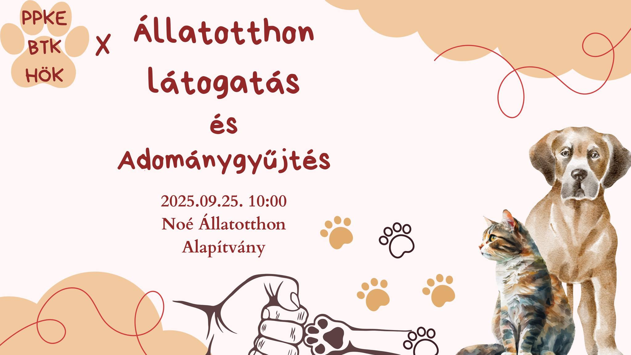 PPKE BTK HÖK X NOÉ ÁLLATOTTHON LÁTOGATÁS – 2025.09.25