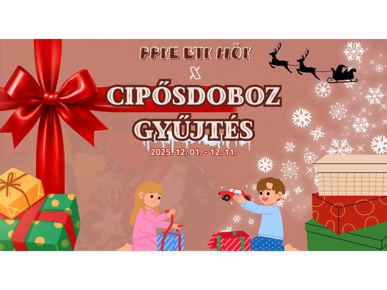 Cipősdoboz gyűjtés