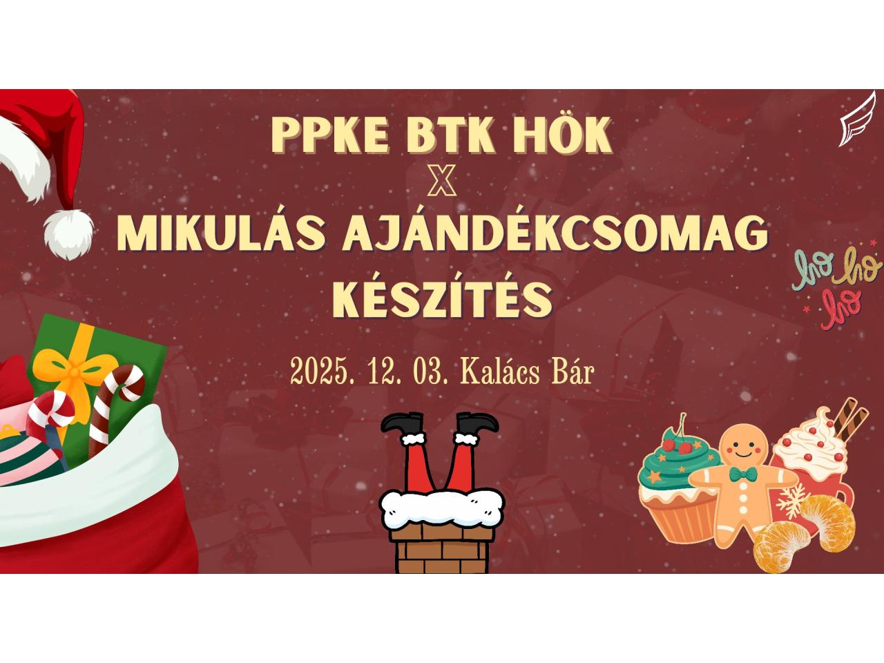 Mikulás ajándékcsomag készítés